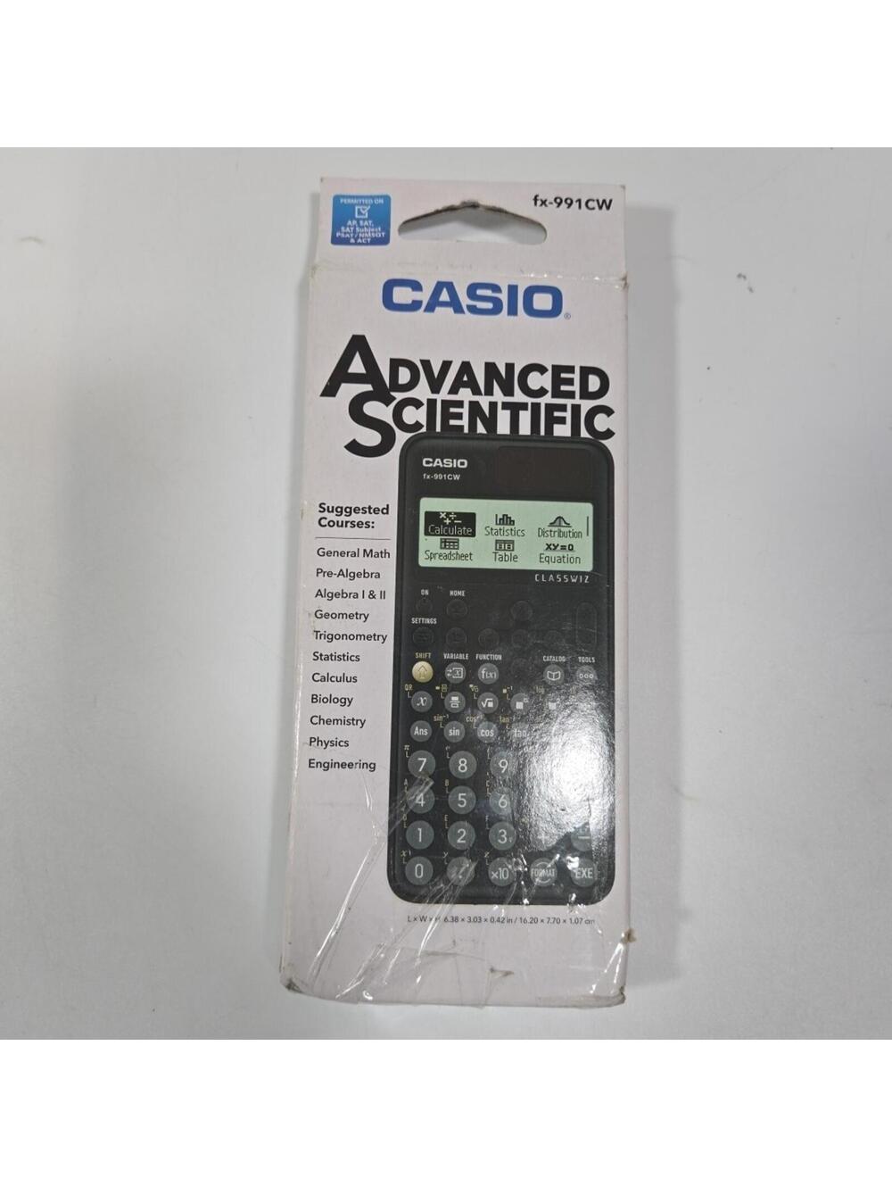 Casio fx-991CW ClassWiz Advanced Scientific Calculator - Brand New - Open Box
